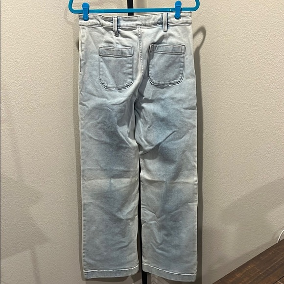 LC Lauren Conrad Light Blue Flare Jeans - Picture 2 of 3